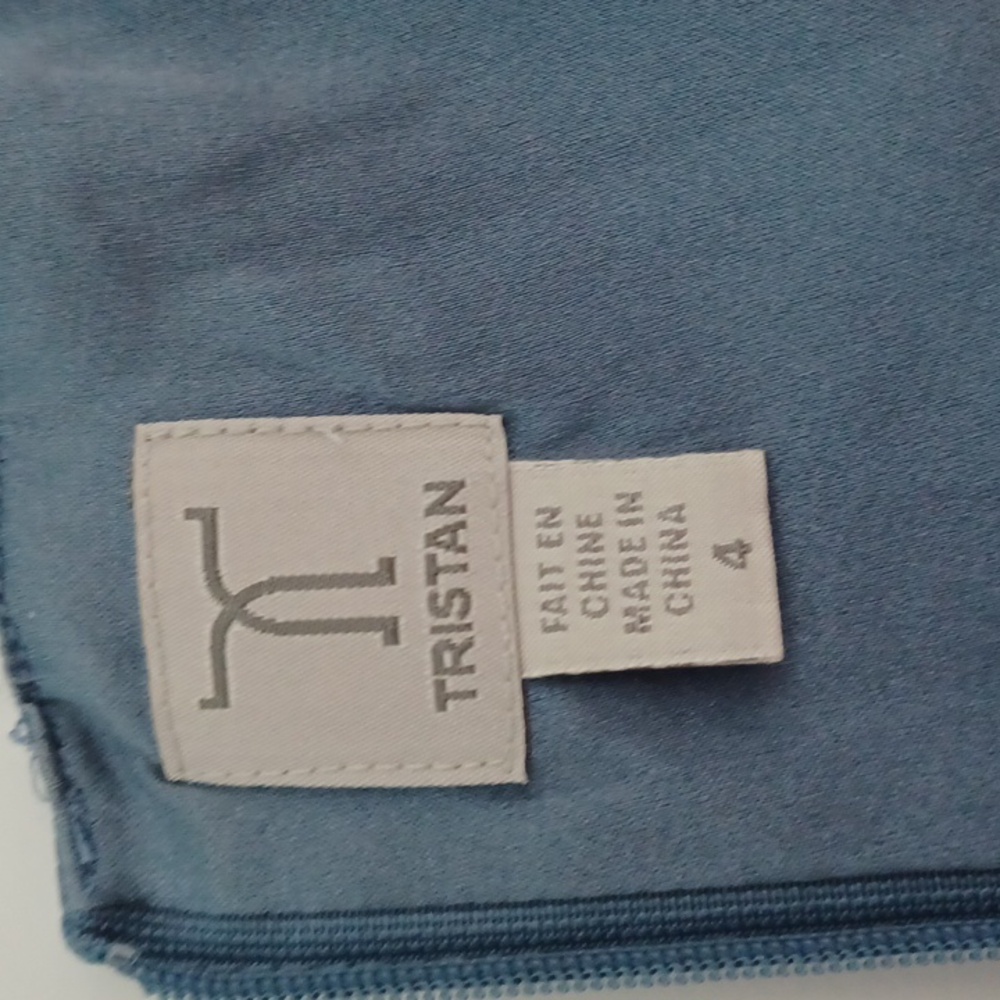 Tristan Exclusive 100% Silk Dress Size 4 - Picture 6 of 14